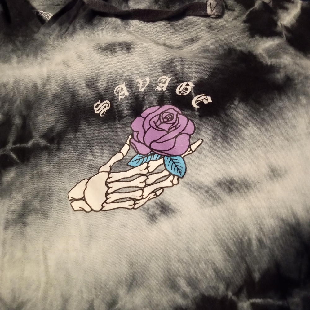 Tye-dye Savage Hooded T-Shirt